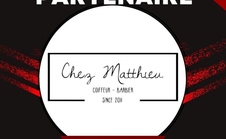 Matthieu Coiffure partenaire du club !