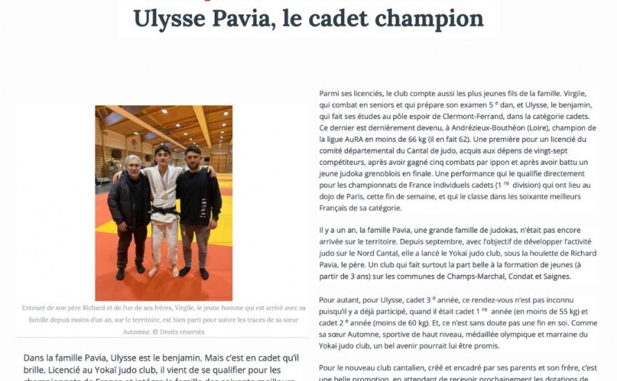 PRESSE - Ulysse Pavia